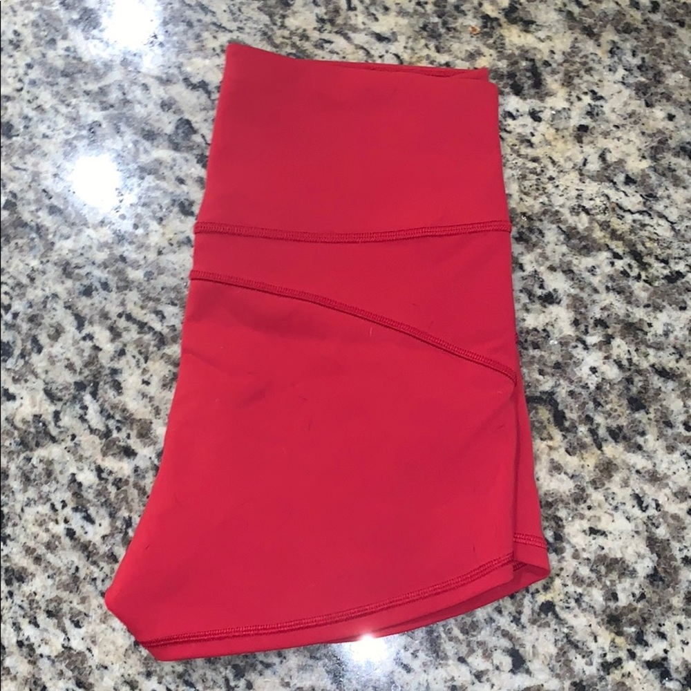 Lululemon in movement shorts